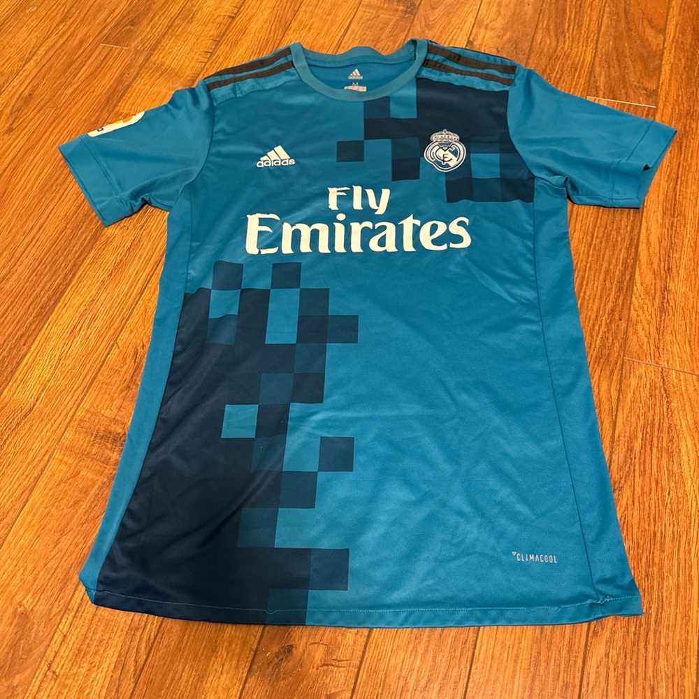 Real Madrid Adidas Teal Sports Jersey